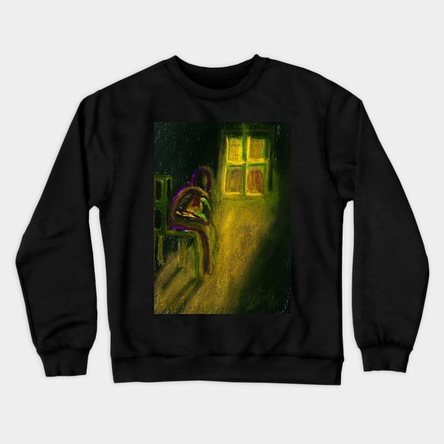 Sorrow man Crewneck Sweatshirt by rolffimages